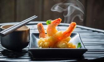 Golden Fried Prawns